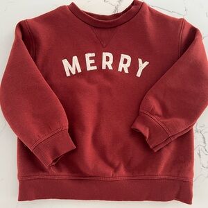 Little Co. Merry Sweatshirt